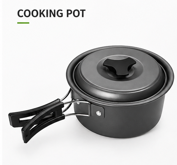 Outdoor Cookware Set – Non-Stick Aluminum