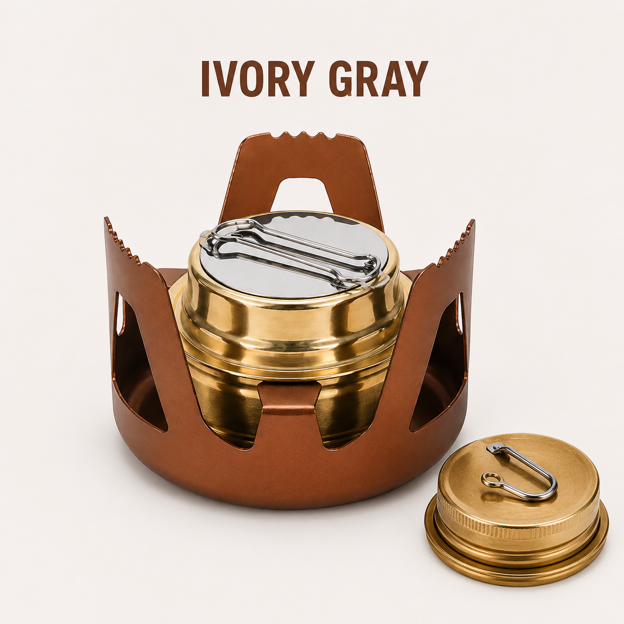 Portable Mini Alcohol Stove – Adjustable Flame