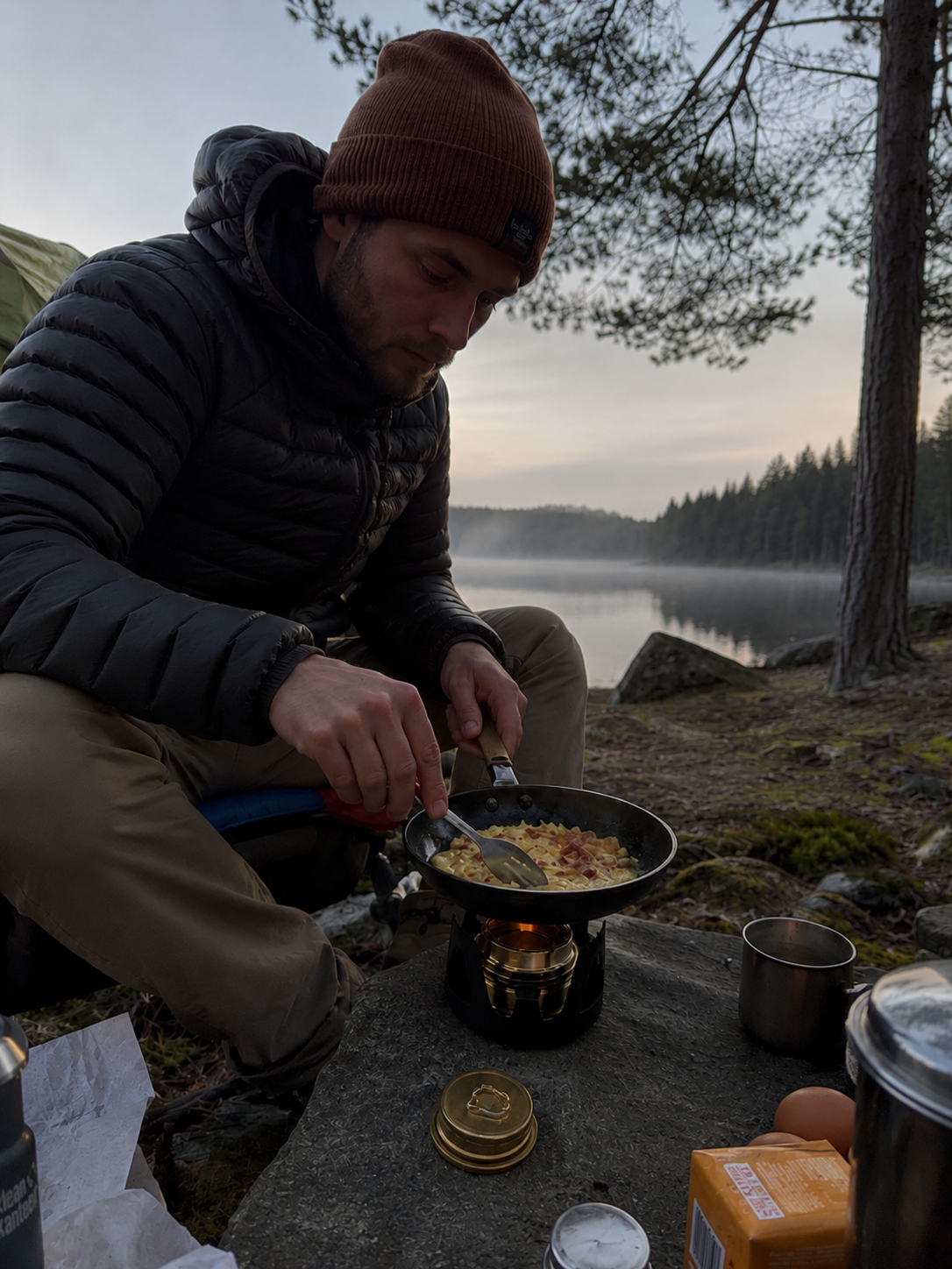 Portable Mini Alcohol Stove – Adjustable Flame