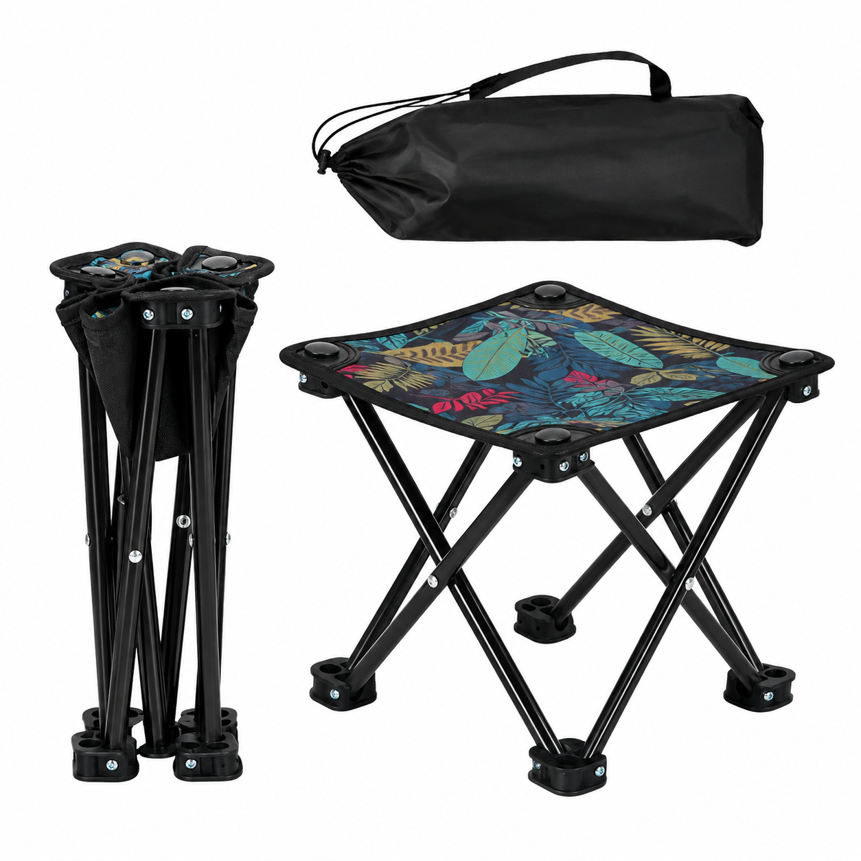 Outdoor Portable Folding Stool (Foldable Camping Seat)