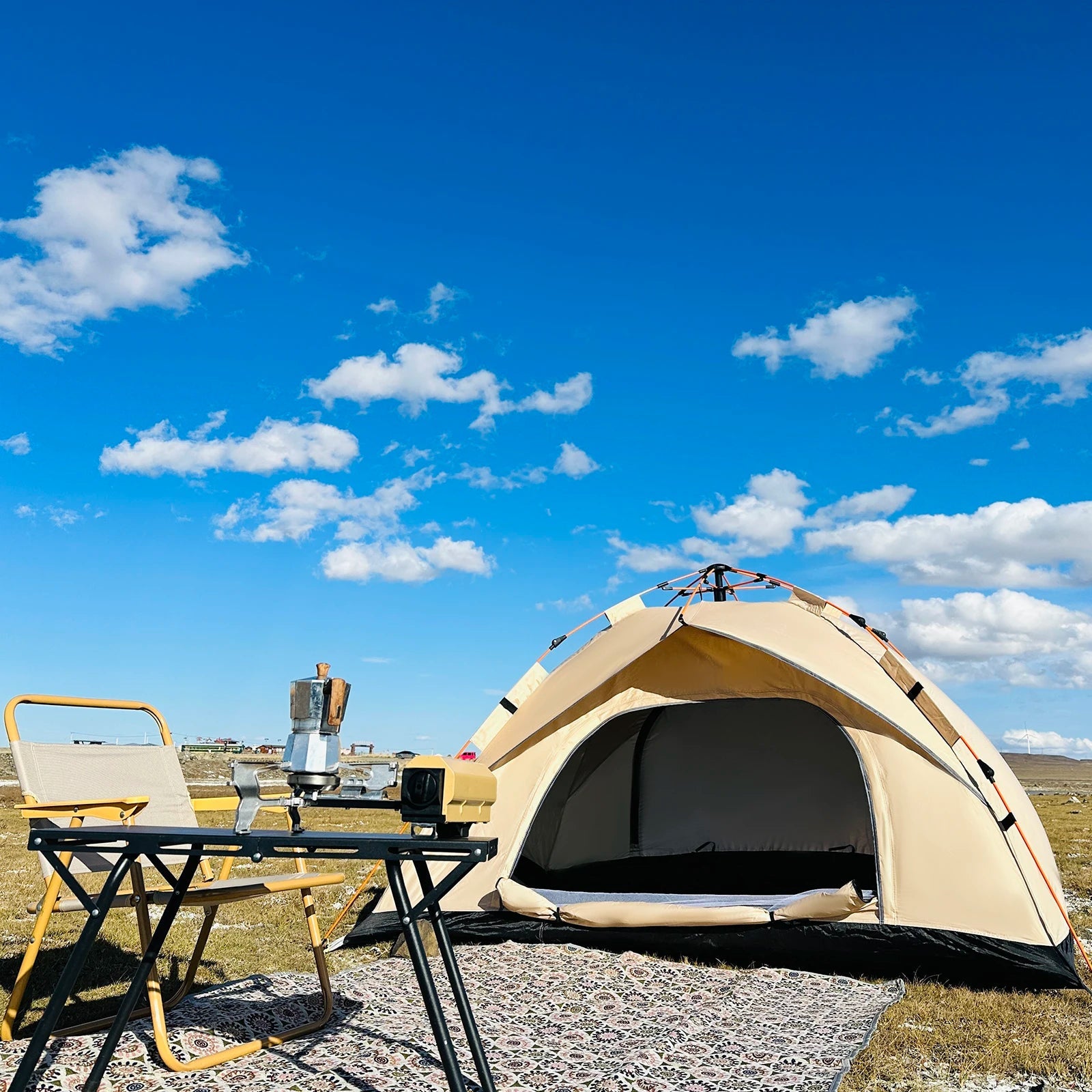 2-Person Instant Camping Tent – Waterproof & UV Protection