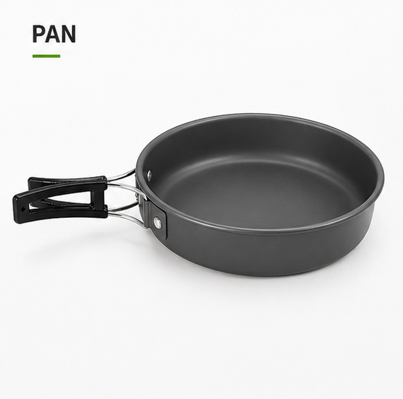 Outdoor Cookware Set – Non-Stick Aluminum