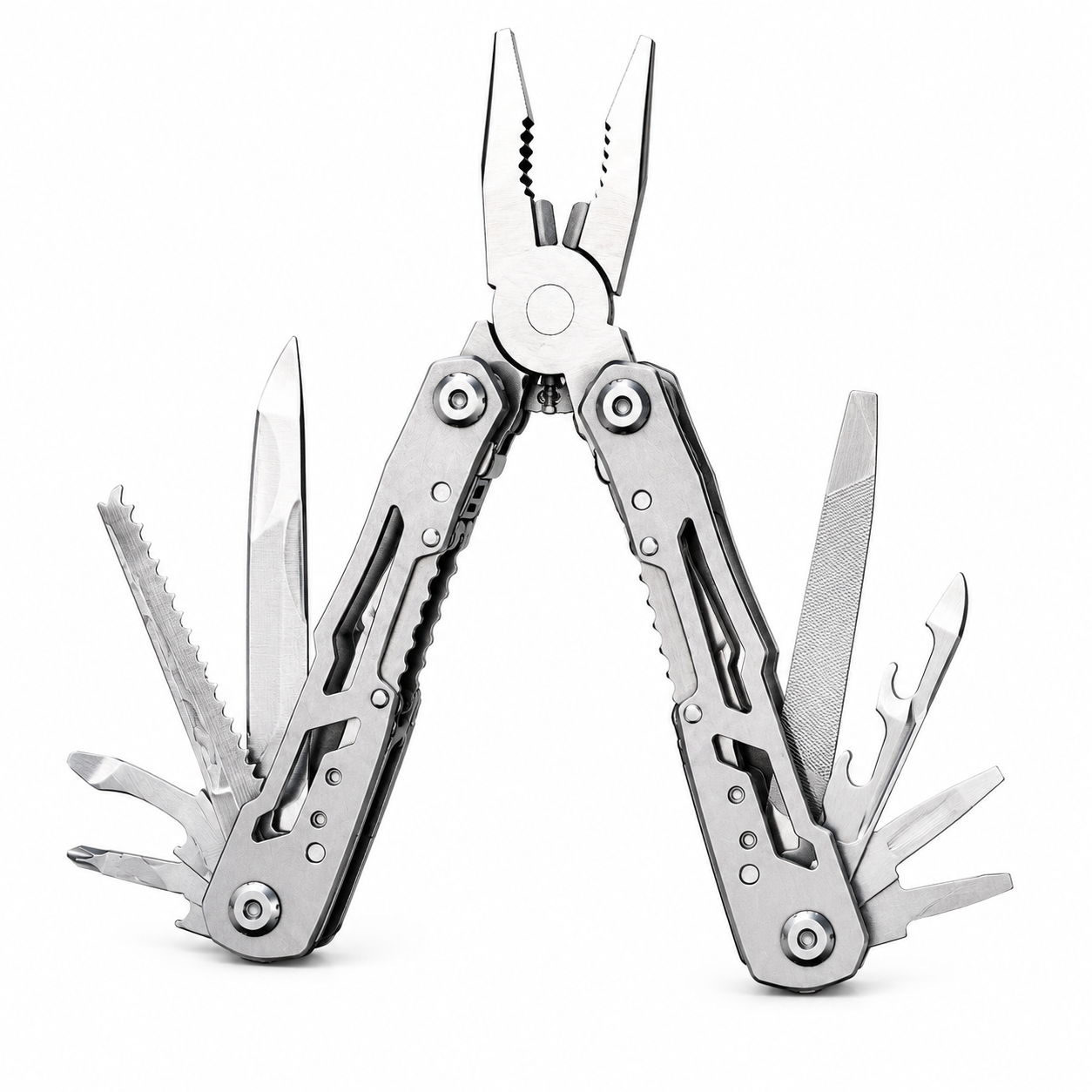 Compact Multi-Tool Pliers for Outdoor (Stainless Steel)