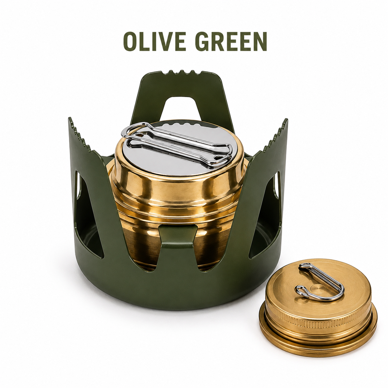 Portable Mini Alcohol Stove – Adjustable Flame